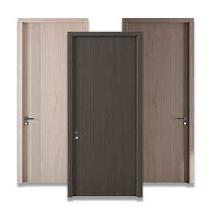 Portes intérieures pré-montées en WPC composite bois, insonorisées et étanches, pour projets commerciaux, à vendre - Product Image 3