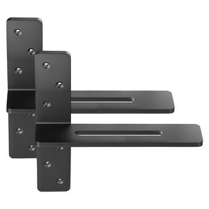 Supporti a T in Acciaio Solido da 5mm, Capacità 200 Libbre/90 kg, 12x2.89x12/304.8x73.5x304.8mm, 2 Pezzi per Uso su Letto - Product Image 1