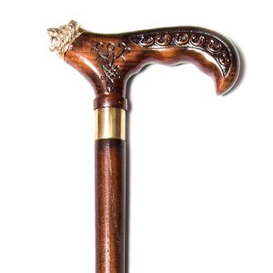 Bastón Decorativo de Metal con Cabeza de Latón, Bastón de Aleación Metálica de Moda, Bastón Vintage para Disfraces de Cosplay a Precio Económico al por Mayor - Product Image 3