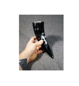 Cuerno de buey natural hecho a mano para beber agua, taza tradicional estilo vikingo para cerveza, hidromiel y cerveza ale. - Product Image 1