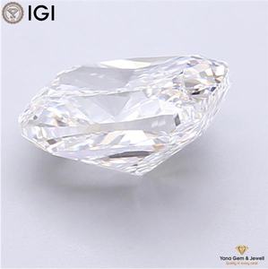 Diamante Cultivado en Laboratorio CVD con Certificado IGI, Corte CUSHION, 3.00 Quilates, Color D, Claridad VS1, para Collar o Pendiente, Pure Elegance - Product Image 4