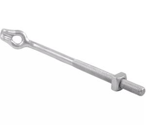 Vis à tête ronde avec écrous, laiton naval, acier inoxydable SS316, finition nickel chromé passivé, modèle 17 - Product Image 1