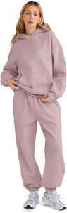 Customizable Girls Cozy Hoodie and Trouser <b>Set</b> Soft Fabric Warm Tracksuit Comfortable Stylish Loungewear for Winter Bulk Sales - Product Image 3