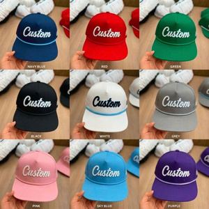 Baseball Cap <b>Hat</b> For Men And Women Customize Embroidery Structured Outdoor Rope <b>Hat</b> With Embroidery Laser Cut Holes <b>Waterproof</b> - Product Image 5