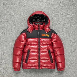 Chaquetas de Invierno Personalizadas para Hombre, Chaquetas Acolchadas Transpirables con Cierre de Cremallera, Forro de Piel de Oveja, Logotipo Personalizado, Chaquetas de Nailon Cálidas para Exteriores - Product Image 3