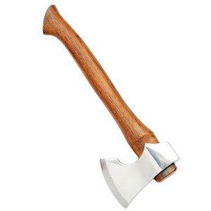 Reliable Steel Head Mini <b>Axe</b> With Comfortable Wooden <b>Handle</b> For Camping Hiking Outdoor Wood Cutting Gardening Bushcraft - Product Image 6