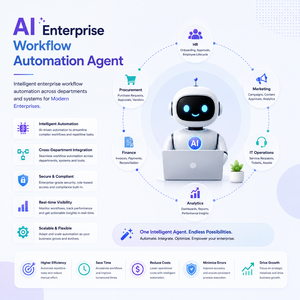 ตัวแทน <span class=keywords><strong>AI</strong></span> ของ <span class=keywords><strong>Microsoft</strong></span> Dynamics <span class=keywords><strong>AI</strong></span> สำหรับการอัตโนมัติอัจฉริยะและการบูรณาการกระบวนการงานธุรกิจที่ปลอดภัยสำหรับทีมองค์กรที่เชื่อมต่อ - Product Image 1