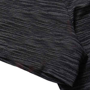 T-shirt de sport pour homme grande taille, coupe ajustée, séchage rapide, en coton et fibre de bambou, taille et couleur personnalisables - Product Image 5