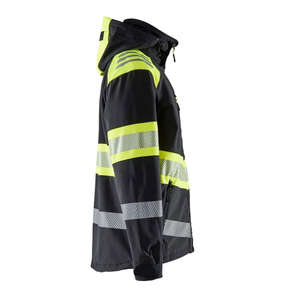 High Quality <b>Hi</b> <b>Vis</b> Windproof Winter Safety <b>Jacket</b> Men Softshell Durable Construction Workwear Zipper Safety <b>Jackets</b> for Unisex - Product Image 4