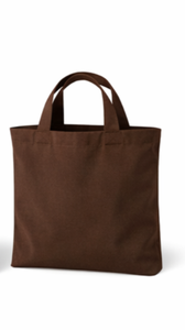Personalized Reusable 100% Cotton Canvas Grocery Shopping Tote <b>Gift</b> <b>Bags</b> with short Handle and Geometric Pattern - Product Image 3