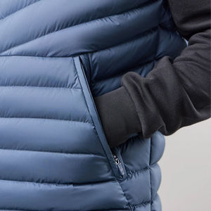 Chaleco Acolchado sin Mangas con Cierre de Cremallera, a la Moda, de Alta Calidad, en Tela de Poliéster, para Uso en Exteriores, Chaquetas Acolchadas para Hombre con MOQ Bajo - Product Image 6