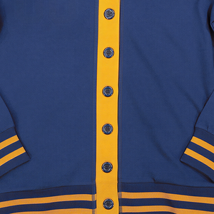 GSSH Cardigan en tricot surdimensionné unisexe bleu marine personnalisé pour homme, boutonné, en molleton brossé, idéal pour l'hiver, faible MOQ, vente directe usine - Product Image 5