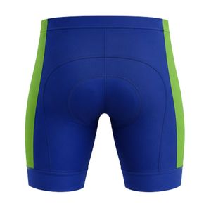 Pantalones Cortos de Ciclismo Azul Verde para Hombre, Pantalones Cortos Acolchados para Montar en Bicicleta, Ropa de Ciclismo de Longitud Corta, Ropa Deportiva para Entrenamiento al Aire Libre - Product Image 2