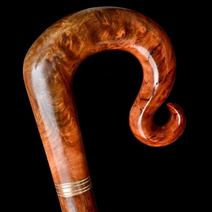 Canne de marche en bois sculpté de haute qualité |   Fournisseur de cannes écologiques en bois massif |   Canne de marche moderne personnalisée OEM - Product Image 1