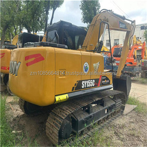 Venta de excavadoras Sany SY155C usadas, excavadoras de orugas de 5 toneladas 135 155 215, componentes centrales, motor de cojinete de engranajes Cat Isuzu Mitsubishi - Product Image 4