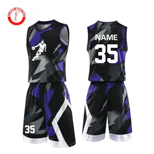 Maglie da basket sublimate uniformi da basket con logo personalizzato