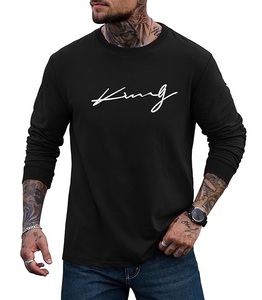 New Collection OEM Service Casual Long Sleeve Neck Shoulder Slope Printed Comfortable Men's Cotton Sweatshirt From Bangladesh - Product Image 1