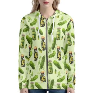 Service OEM, quantité personnalisable, sweats à capuche pour femmes, résistants à l'eau, au vent et aux bouloches, doublés, imprimés par sublimation - Product Image 1