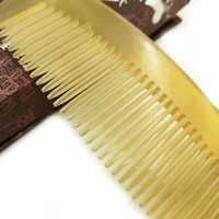Peigne à cheveux moderne en corne de buffle, fait main, écologique, en matériau naturel, logo personnalisé, usage en salon, forme naturelle, cadeau d'affaires, maison