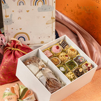 Boîte traiteur en papier écologique pour articles de boulangerie Gâteau crêpe Donuts Chocolat Sushi Truffes Gâteau en relief pour déjeuner Restauration