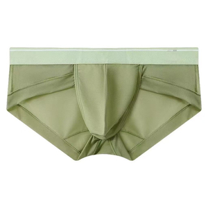 Ropa Interior Masculina, Calzoncillos Boxer Elásticos de Algodón y Spandex, Ecológicos, Transpirables, de Cintura Alta, Costuras Duraderas de Alta Calidad - Product Image 1