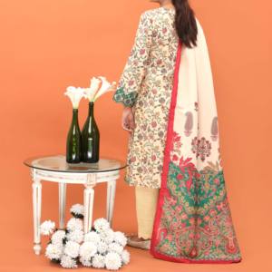 Traje Khaddar adornado de 3 piezas para mujer Colección PW4146 - Product Image 1