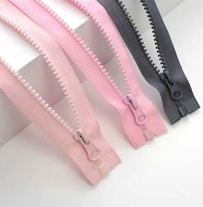Eco-Friendly Zipper Manufacture Fancy <b>Open</b> <b>End</b> <b>Zip</b> Colorful Plastic Resin Zipper for Clothes - Product Image 2