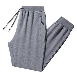 Pantalones Deportivos Casuales de Moda Recién Lanzados, 100% Algodón, Gruesos, de Colores Lisos, Personalizables, con Corte Acampanado para Hombre - Product Image 6