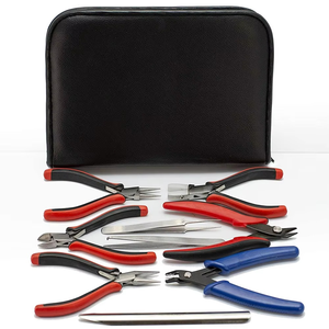 New Style Professional Microlinks Hair Extension Toolkit - Premium Steel <b>Pliers</b> & Tweezers <b>Set</b> for Expert Precision Tools - Product Image 4