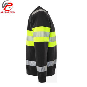 Sweat-shirt à col rond réfléchissant haute visibilité pour hommes et femmes, en polaire, hiver 2026, prix abordable, vente en gros - Product Image 6