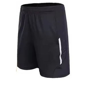 Uniforme de tennis personnalisé de qualité supérieure 100% polyester avec logo sur le devant pour hommes, ensemble chemise et short respirant et confortable à séchage rapide - Product Image 3
