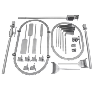 Kit de rétracteurs Bookwalter, système de rétracteurs abdominaux auto-serrants, kit chirurgical en acier inoxydable avec plusieurs lames - Product Image 1