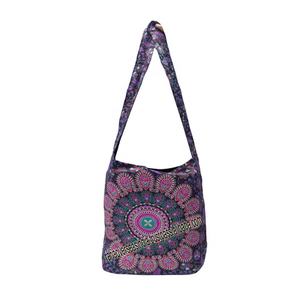 กระเป๋าสะพายไหล่ผ้าฝ้ายหลากสีสำหรับผู้หญิงและเด็กผู้หญิง - Product Image 1