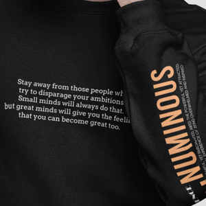 Pull en maille à col rond noir pour homme, manches longues, sweat-shirt décontracté avec impression de lettres sur le devant, coupe classique, vêtements d'automne - Product Image 3