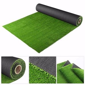 Tappeto Erboso Sintetico Realistico 65x5ft Altezza Lame 3/8" per Interni ed Esterni Giardino Prato Paesaggistico in PE - Product Image 6