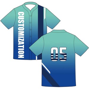Nouveaux maillots de baseball unisexes respirants et personnalisables à motif camouflage numérique américain - Product Image 4