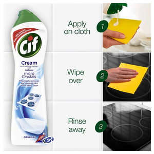 Crème Nettoyante Originale CIF SCOURING CREAM 660G – Meilleure Vente – Pâte Nettoyante Multi-usages Sans Rayures pour Surfaces – Éliminateur de Saleté - Product Image 3