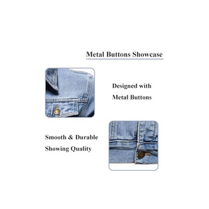 <b>Men</b>’s Cotton Denim <b>Jacket</b> Classic Button Closure <b>Trucker</b> Style Casual Streetwear Fashion Coat for <b>men</b> - Product Image 5