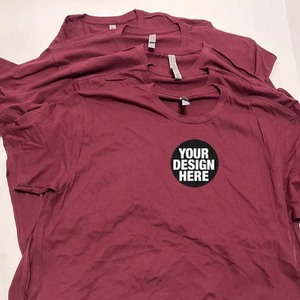 Camiseta de Manga Corta Ajustada de Algodón Peinado 100% Next Level Apparel 3600 con Logotipo Bordado Personalizado - Product Image 1