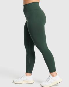 Leggings d'hiver en polaire de haute qualité, respirants, sans coutures, en tissu tricoté avec poches, doublure polaire épaisse - Product Image 1