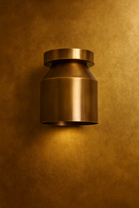 Lámpara de Techo Empotrada de Latón Pulido Italiano - Aplique Moderno de Mediados de Siglo, Calvin Handicraft, para Pasillos, Dormitorios, Salas de Estar - Product Image 3