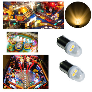หลอดไฟ LED PA Ba9s T10 2 SMD เลนส์ใส ไม่เกิดแสงสะท้อน สำหรับเครื่องพินบอล ตู้คีบตุ๊กตา และเครื่องเล่นเกม - Product Image 5