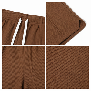 Plain Cotton <b>Polyester</b> <b>Shorts</b> Regular Fit Knee Length Breathable Soft Lightweight Activewear <b>Shorts</b> All Colors Available - Product Image 5