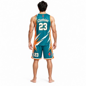 Conjunto de Uniforme de Baloncesto, Camiseta y Pantalones Cortos, Ropa Deportiva Ligera y Transpirable para Entrenamiento, Competencia y Práctica - Product Image 2