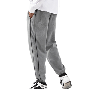 HIC1 Pantalones Deportivos Casuales de Forro Polar para Hombre, Tallas Grandes, Corte Recto, Cintura Media, Ligeros, con Logotipo Personalizado - Product Image 3