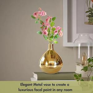 Jarrón Decorativo de Metal Hecho a Mano de Alta Gama para Exhibición en Mesa, Elegante, Ecológico y Resistente a la Oxidación, Porta Flores para el Hogar - Product Image 2