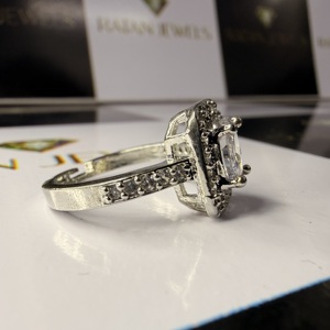 Style Women's Engagement <b>Ring</b> 14k 18K White Gold lab grown diamond Oval Cut Prong Setting IGI Certified Diamond <b>Fine</b> <b>Rings</b> - Product Image 4