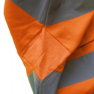 Camisa de Trabajo de Manga Larga de Alta Visibilidad, (D+N) 150G - Product Image 5