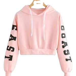 Sweat à capuche à manches longues pour femmes 100% coton éponge respirant Anti-rétrécissement et Anti-rides Streetwear durable pour l'automne - Product Image 1