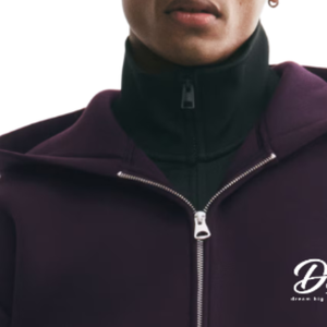 Custom Loose Fit <b>Zip</b> Through Hoodie Premium Cotton Blend Full <b>Zip</b> <b>Hooded</b> Sweatshirt Relaxed Casual Wear OEM ODM Factory Supply - Product Image 5